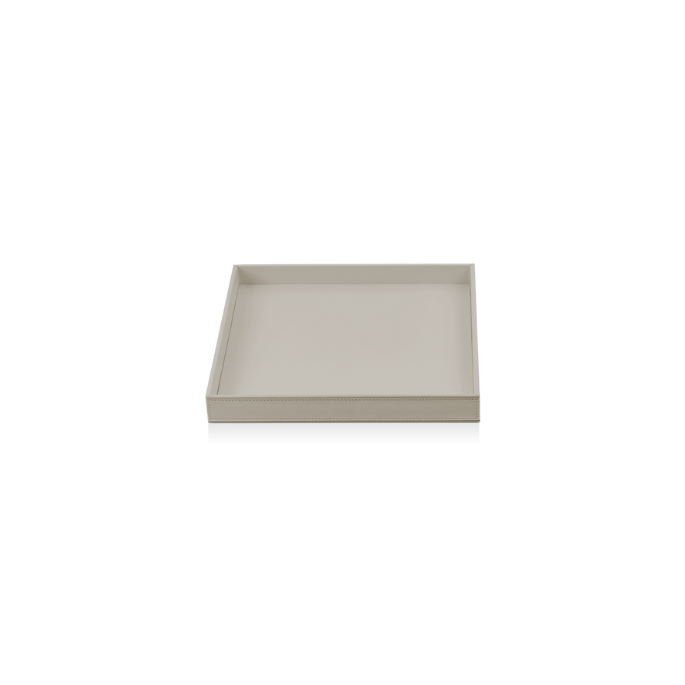 Decor Walther Brownie 0932449 BROWNIE TAB Q Schale/Tablett Kunstleder taupe