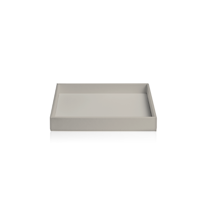 Decor Walther Brownie 0932549 BROWNIE TAB R schaal/ tray kunstleder taupe