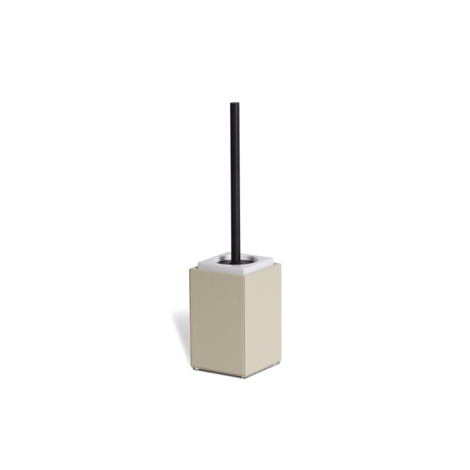 Decor Walther Brownie 0940647 BR SBG toiletborstelgarnituur mat zwart/zand kunstleer