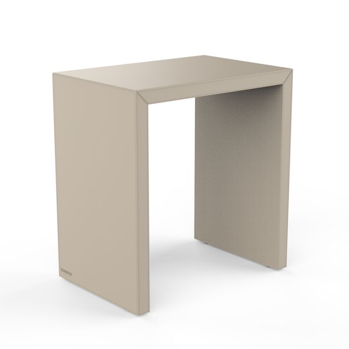 Decor Walther Brownie 0942947 BROWNIE SIDE krukje kunstleder zand