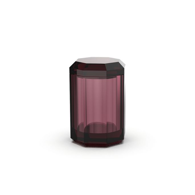 Decor Walther Crystal 0931497 KR BMD box with lid Rich Burgundy