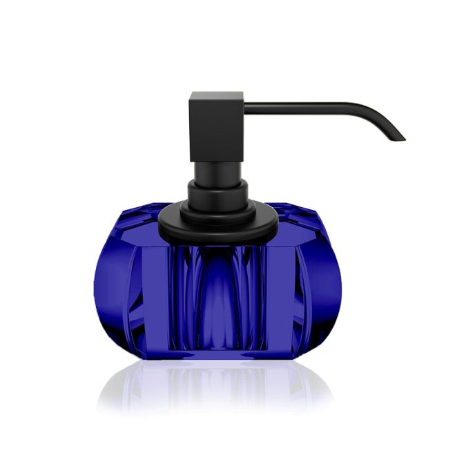 Decor Walther Crystal 0933595 KR SSP zeepdispenser (mat zwart pompje) Capri Blue
