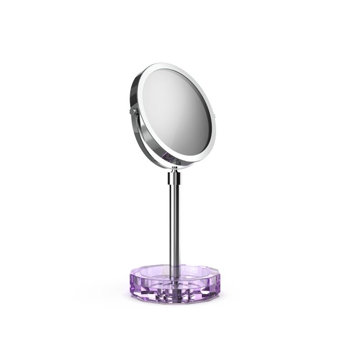 Decor Walther Crystal 0941780 KR KSA vergrootspiegel 1x en 5x violet crystal/ chroom