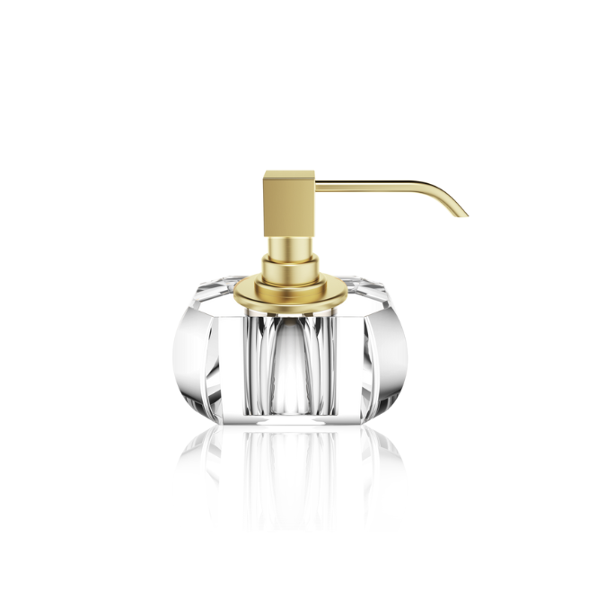 Decor Walther Kristall 0933456 KR SSP zeepdispenser Crystal helder glas - mat goud
