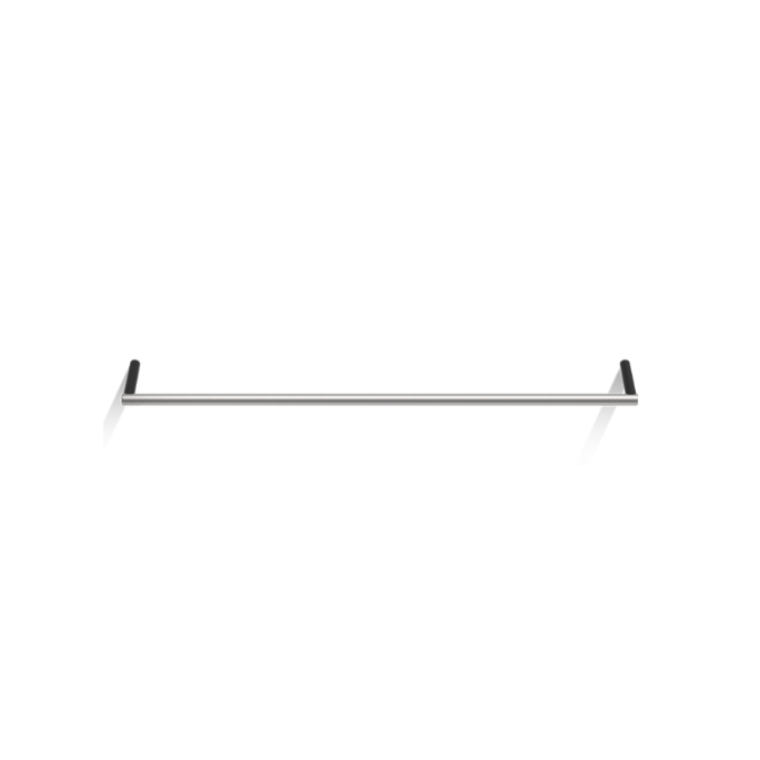 Decor Walther Mikado Tec 0520978 MK TEC HTE60 handdoekhouder 60cm RVS geborsteld/mat zwart
