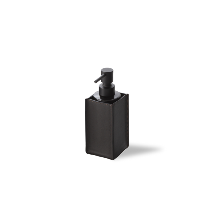 Decor Walther Nappa 0939090 NAPPA SSP Seifenspender echtes Leder schwarzbraun/ mattschwarz
