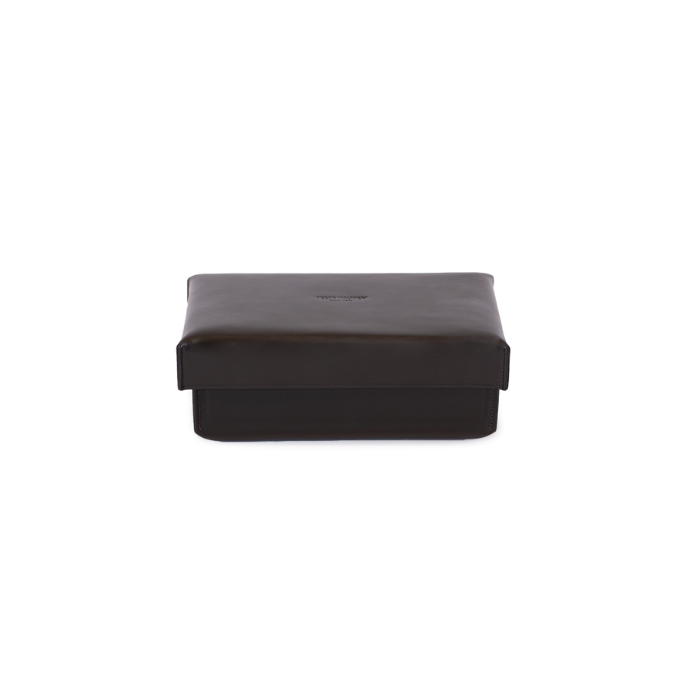 Decor Walther Nappa 0941690 NAPPA DUO multi box met deksel zwart bruin