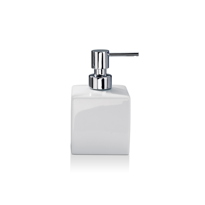 Decor Walther Porcelain 0843900 DW 525 zeepdispenser staand porselein wit/ chroom
