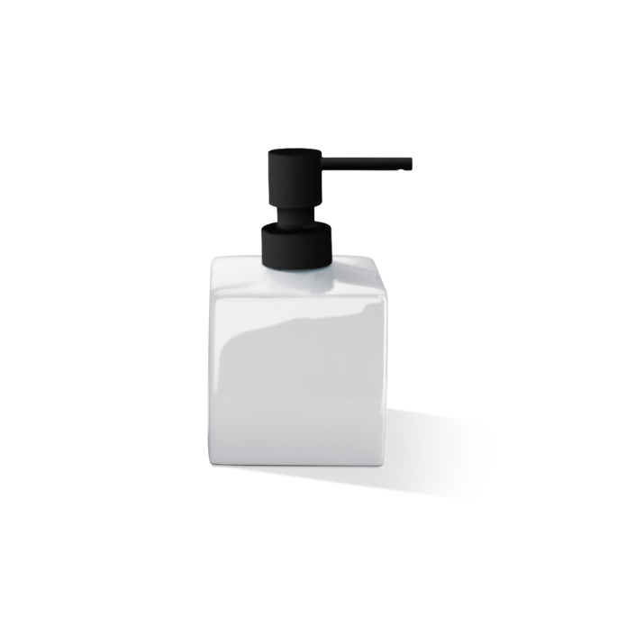 Decor Walther Porcelain 0843953 DW 525 soap dispenser standing porcelain white/ matte black