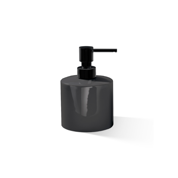 Decor Walther Porcelain 0844163 DW 520 zeepdispenser staand porselein zwart/ mat zwart