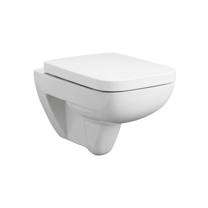 Pressalit Plan 780000-D98999 toiletzitting met deksel wit