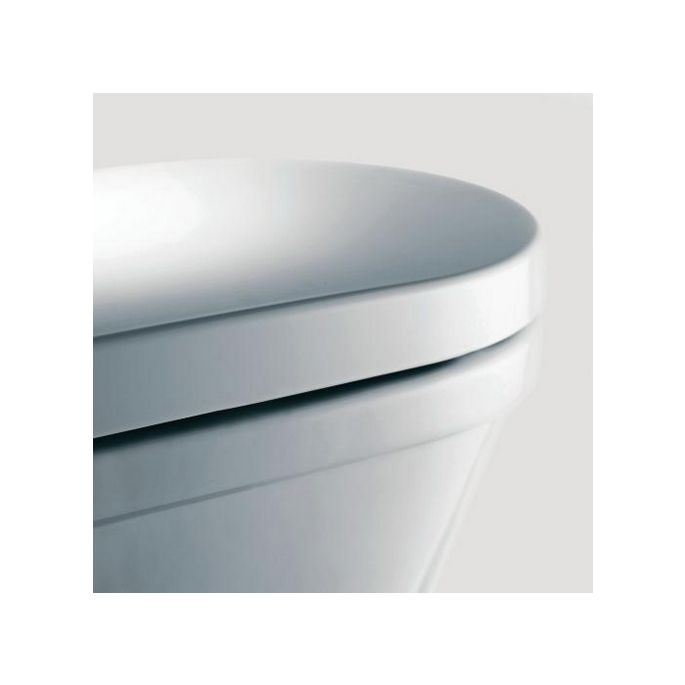 Pressalit 3 684000-D38999 WC-Sitz mit Deckel weiß