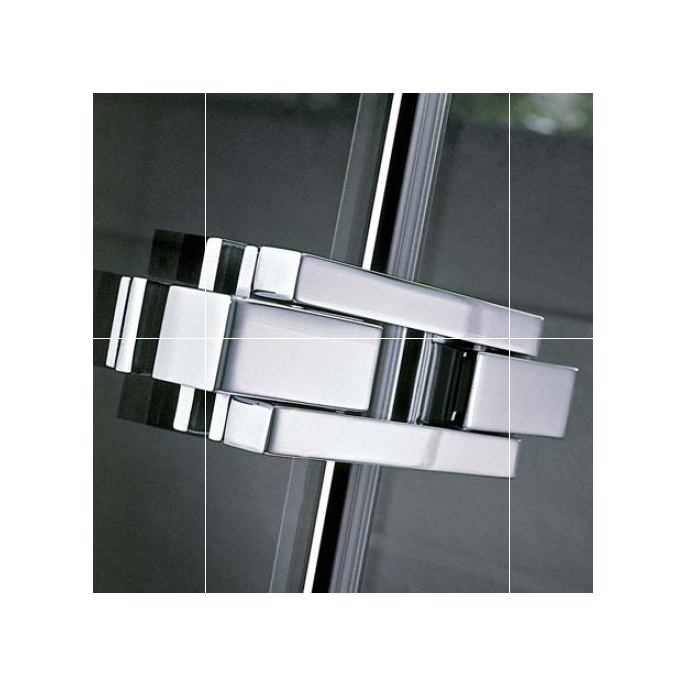 Inda Electra 7000 RBGVS1500 closed profile for revolving door with fixed element for recess, left, 200cm