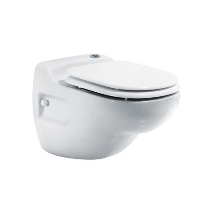 SFA Sanibroyeur Sanicompact Star SED100101 toilet seat with lid white