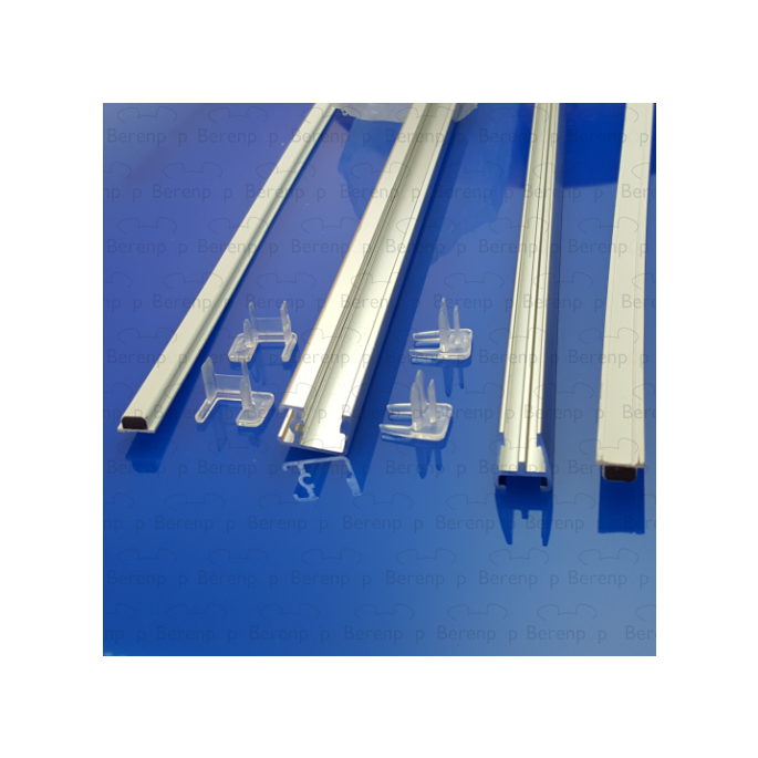 Sphinx Vision-B S8L43342 ( 2537823 ) aluminium magnetic strips (excl. plastic strips) for swing door in combination with fixed wall *no longer available*