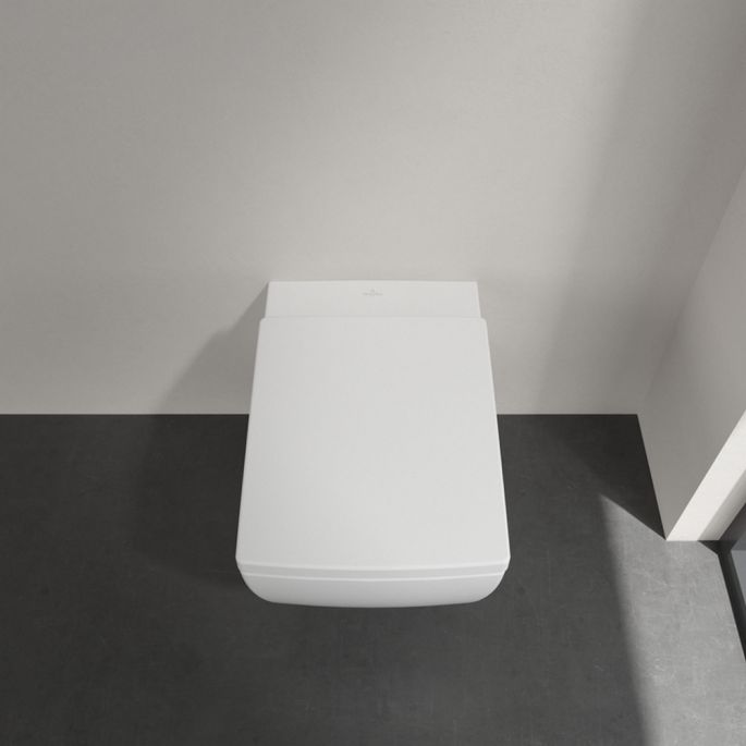 Villeroy en Boch Memento 2.0 8M24S101 toiletzitting met deksel White Alpine
