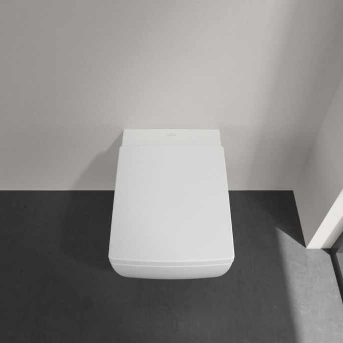 Villeroy en Boch Memento 2.0 8M24S1RW WC-Sitze mit Deckel Steinweiß