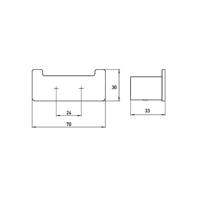 Emco Loft 057500102 dubbele haak chroom (OUTLET)