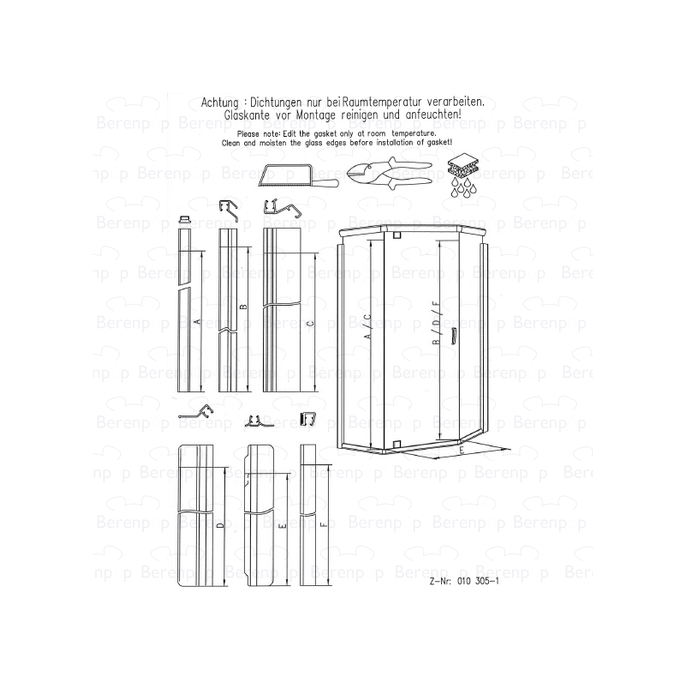 Sphinx VarioPlus S8L41909 ( 2537268 ) compleet strippenset voor vijfhoek