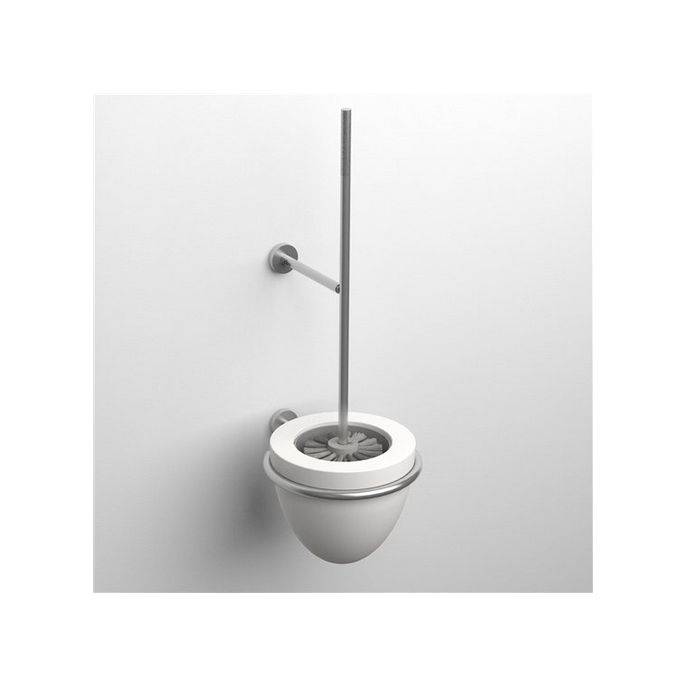 Clou Slim CL090304241 Toilettenbürste Garnitur Wand Edelstahl gebürstet (Outlet)