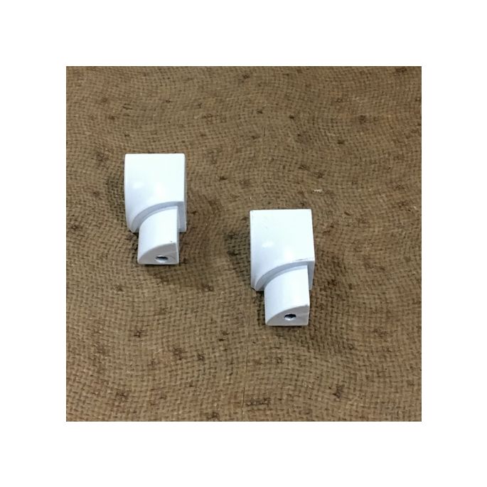Blanke 354-950-125 kwart-rond-profiel binnenhoek 12,5mm aluminium wit (2st) (OUTLET)