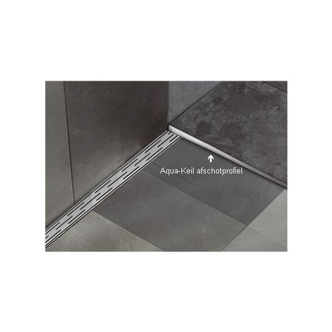 Blanke Aqua Keil 7542840080R gradient edge profile 980x8x24 right Stainless steel chrome-plated