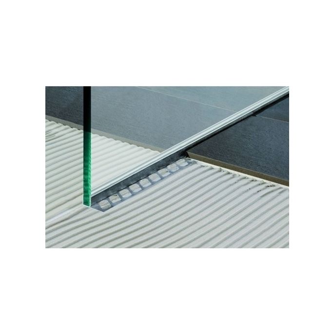 Blanke Aqua Keil Glas 1932840098R glass profile 980x34mm right Stainless steel chrome-plated