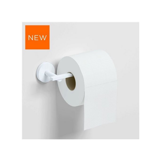 Clou Flat CL090203020 toilet roll holder without flap matt white