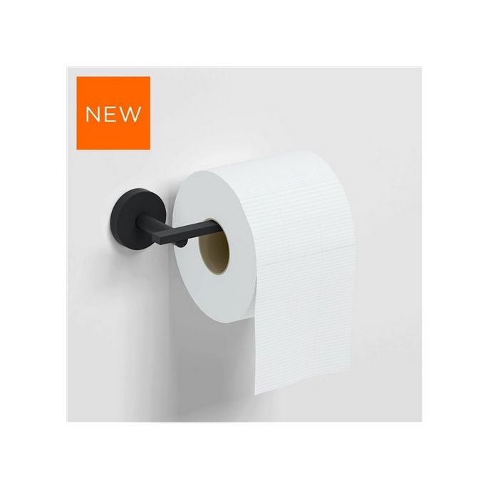 Clou Flat CL090203021 toiletrolhouder zonder klep mat zwart