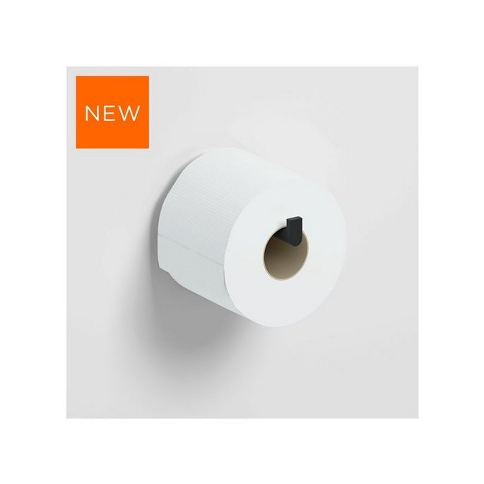 Clou Flat CL090203121 toilet roll holder without flap matt black