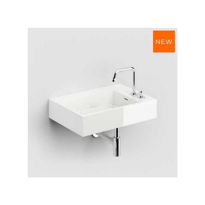Clou Flush CL0213020 washbasin 60x42cm aluite white