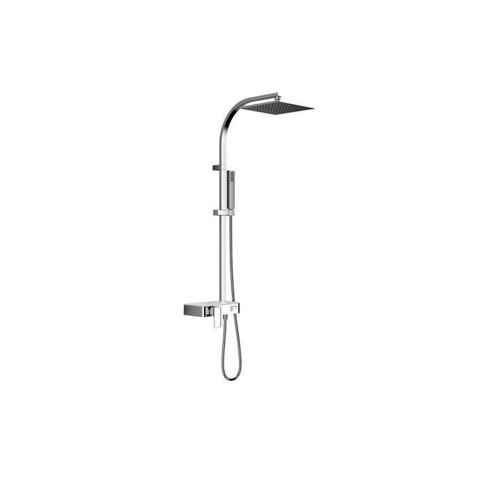 HSK AquaSwitch RS 500 Mix rectangular 1001840 showerset with mixer tap chrome