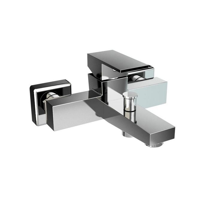 HSK Shower & Co! 1000309 showerset 3.09 rechthoekig (badmengkraan + badset) chroom