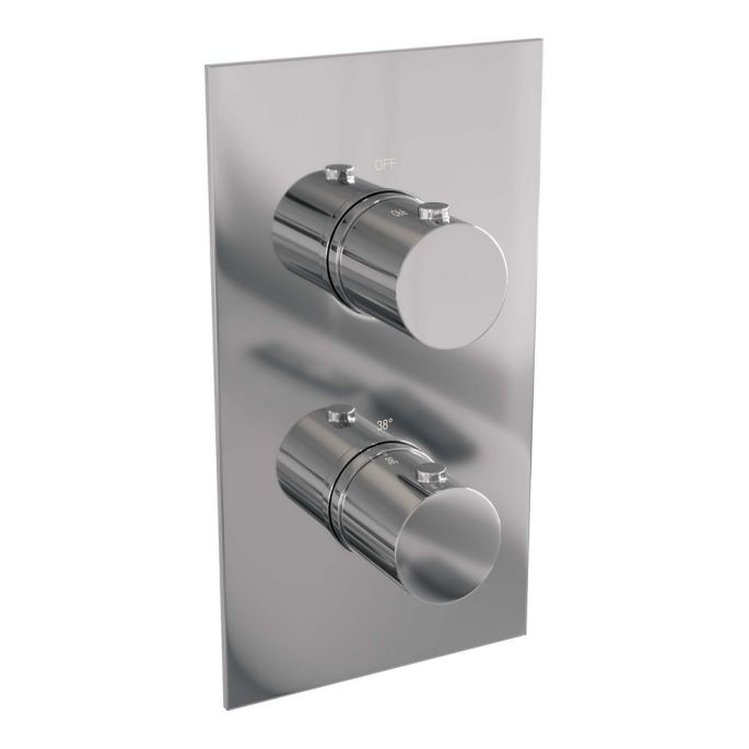 Brauer Edition 5-CE-054 thermostatic concealed rain shower 3-way diverter SET 29 chrome