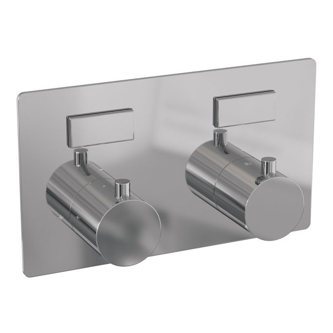 Brauer Edition 5-CE-170 thermostatic concealed rain shower with push buttons SET 59 chrome