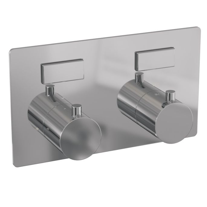 Brauer Edition 5-CE-176 thermostatische inbouw regendouche met drukknoppen SET 65 chroom
