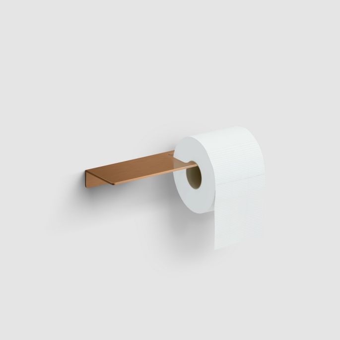 Clou Fold CL/09.04028.83 toiletrolhouder met planchet brons geborsteld PVD