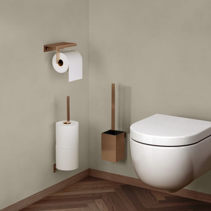 Clou Fold CL/09.04041.83 WC-Bürstenhalter Wand Bronze gebürstet PVD