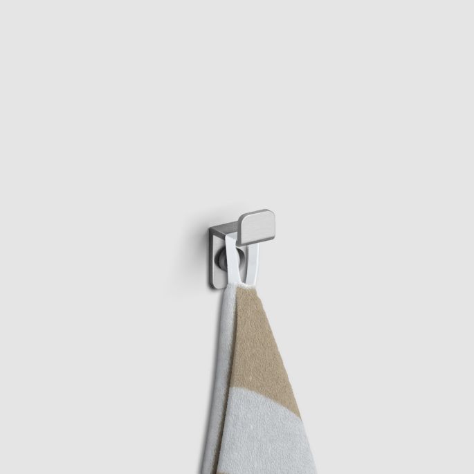 Clou Fold CL090406341 coat hook brushed stainless steel
