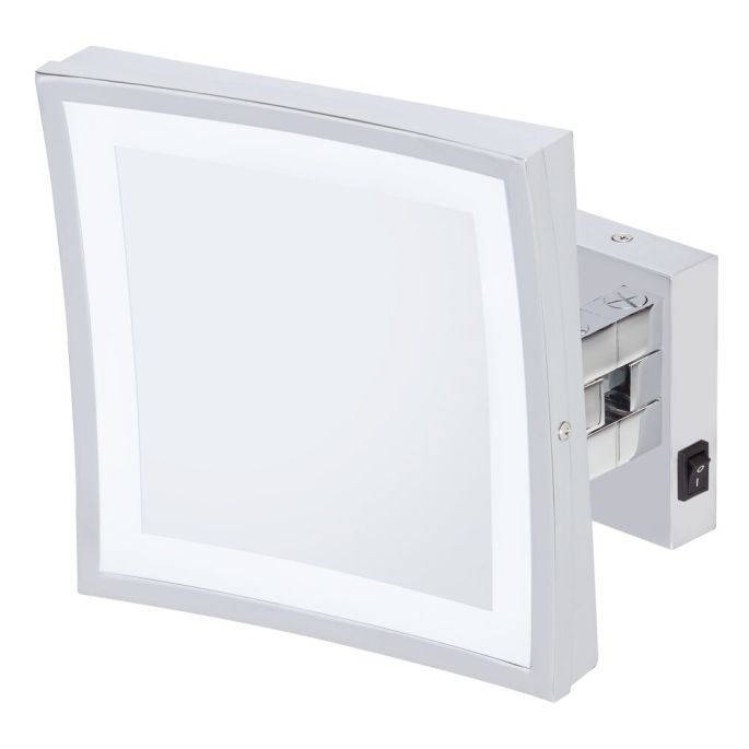 Geesa Mirror 911099 shaving mirror 2-armed 5x magnifying chrome