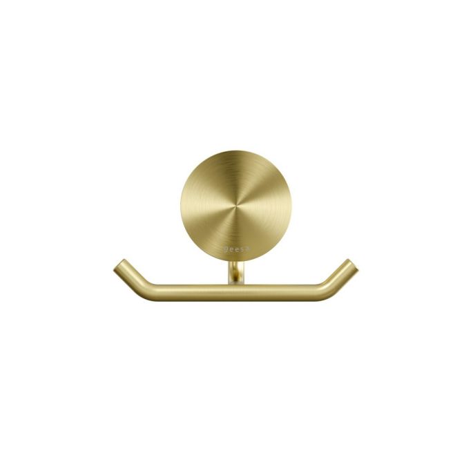Geesa Opal Brushed Gold 917215-07 handdoekhaak dubbel goud geborsteld