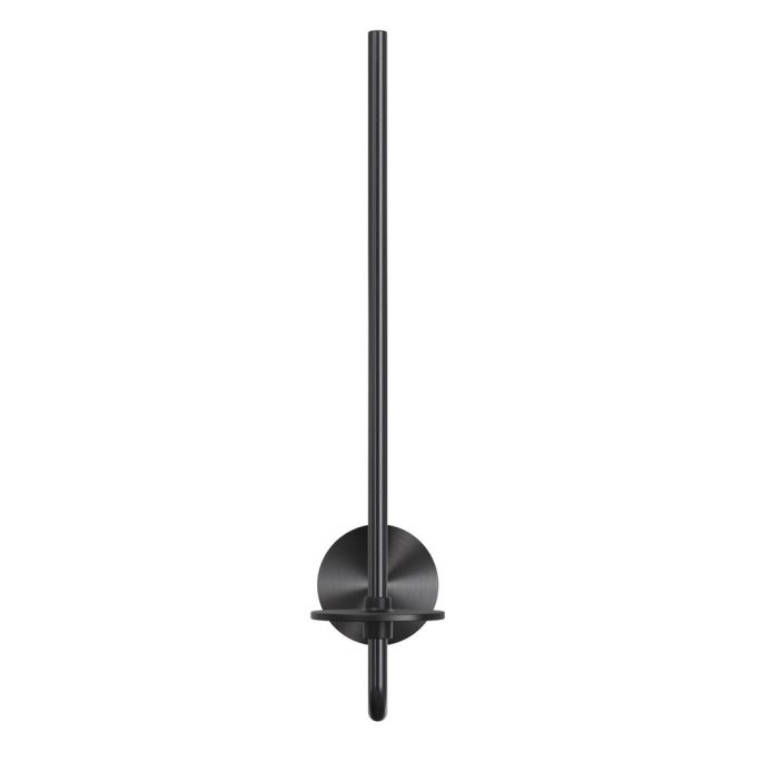 Geesa Opal Brushed Metal Black 917212-09 reserverolhouder zwart metaal geborsteld