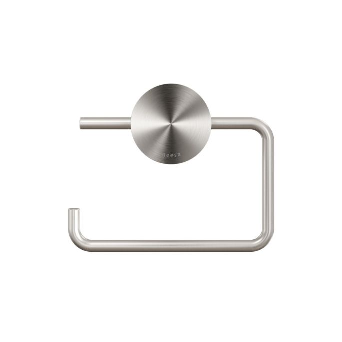 Geesa Opal Brushed Stainless Steel 917209-05 toiletrolhouder zonder klep RVS geborsteld