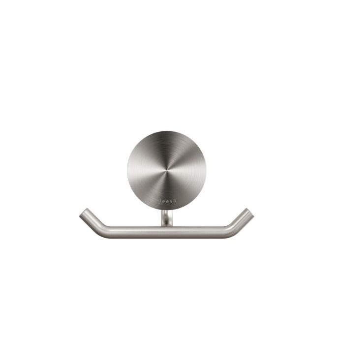 Geesa Opal Brushed Stainless Steel 917215-05 handdoekhaak dubbel RVS geborsteld
