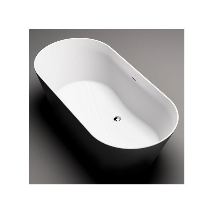 Clou Solium CL0570010 freestanding bathtub 175x80 aluite matt white