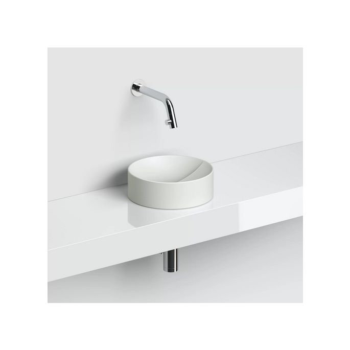 Clou Vale CL0302164 handbasin 22cm without tap bench matt white ceramics