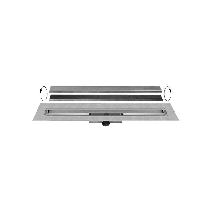Easy Drain Compact 50 TAF Wall EDCOMTAFW150050 shower drain 150cm side spout