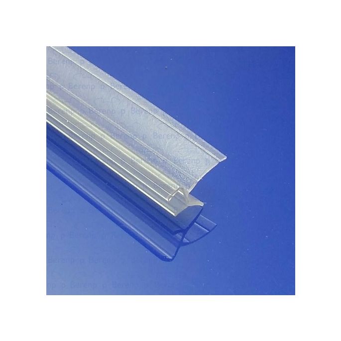 San4U ProfileDay sample piece shower rubber type DS34 - 2cm length and suitable for glass thickness 8mm - 2 flaps