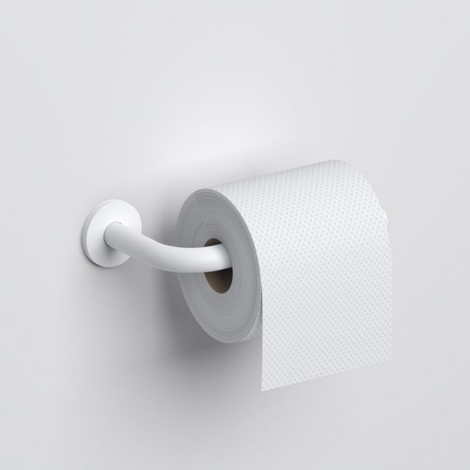 Clou Kaldur CL/09.05030.20 toiletrolhouder zonder klep mat wit