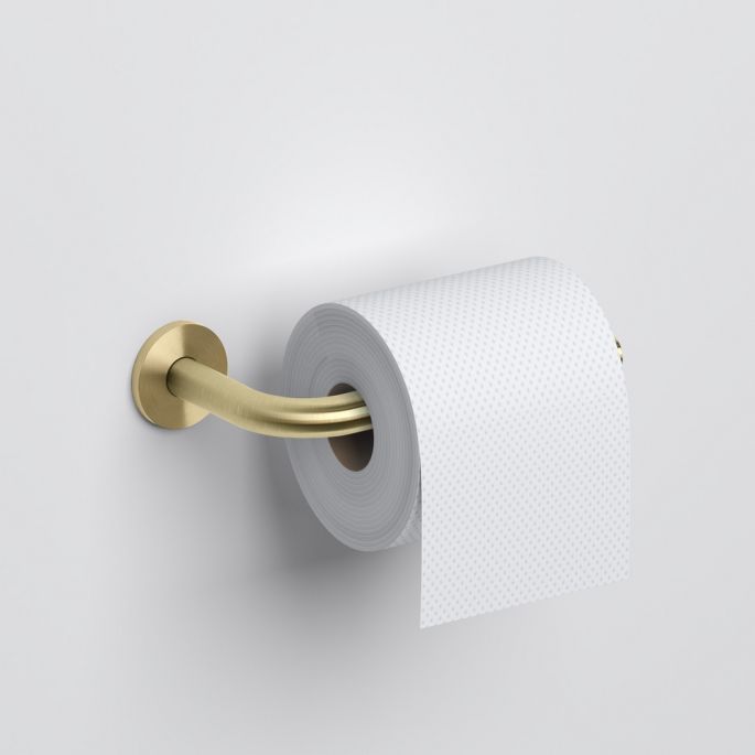 Clou Kaldur CL/09.05030.82 toiletrolhouder zonder klep goud geborsteld PVD
